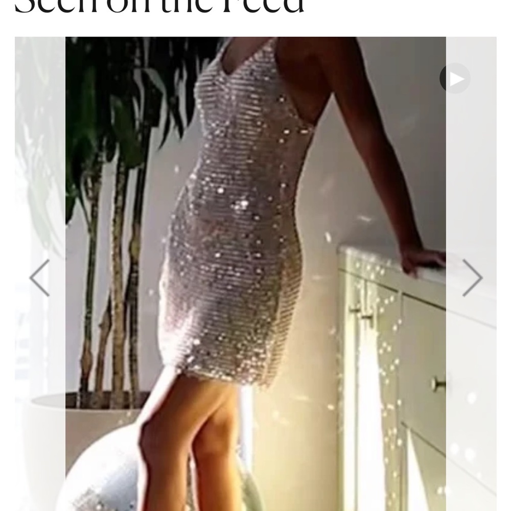 Lspace all that glitters treasure sequin dress cover up